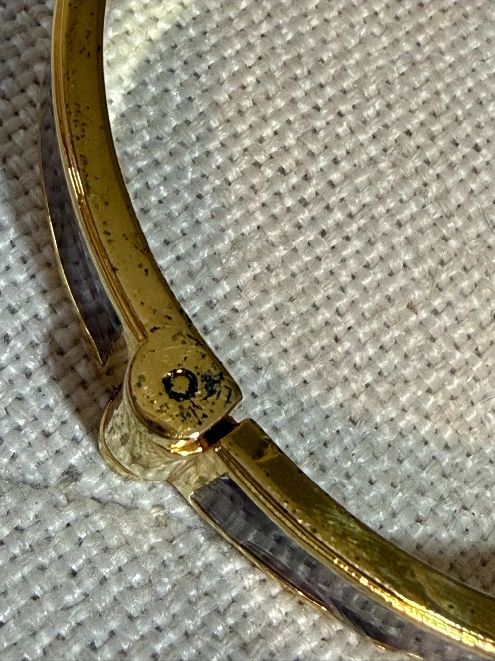 MacKenzie-Childs Gold-Tone Bracelet with Purple Enamel Inlay